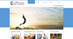 Desktop Screenshot of cordinator.se
