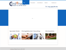 Tablet Screenshot of cordinator.se